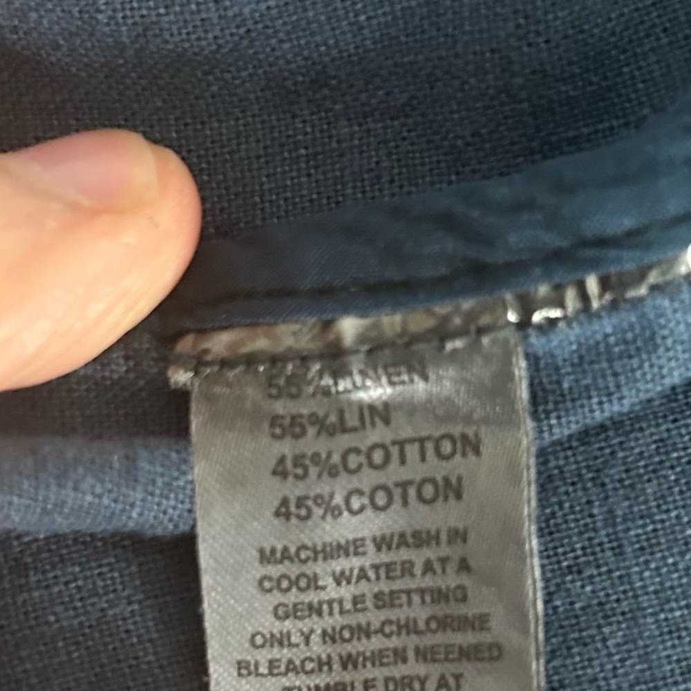 Men's Blue Casual Jacket - Picture 4 of 8